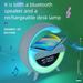 Wireless Charging Bluetooth Speaker USB Card Slot Lighting Atmosphere Light Alarm Clock Multifunctional Stereo Sound_voghion.com