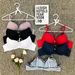 Elegante conjunto de sujetador push-up de encaje con aros: cómodo y transpirable, cobertura total, copa 3/4 para mujer (46-52C, blanco/negro/gris/azul/beige/rojo)_voghion.com