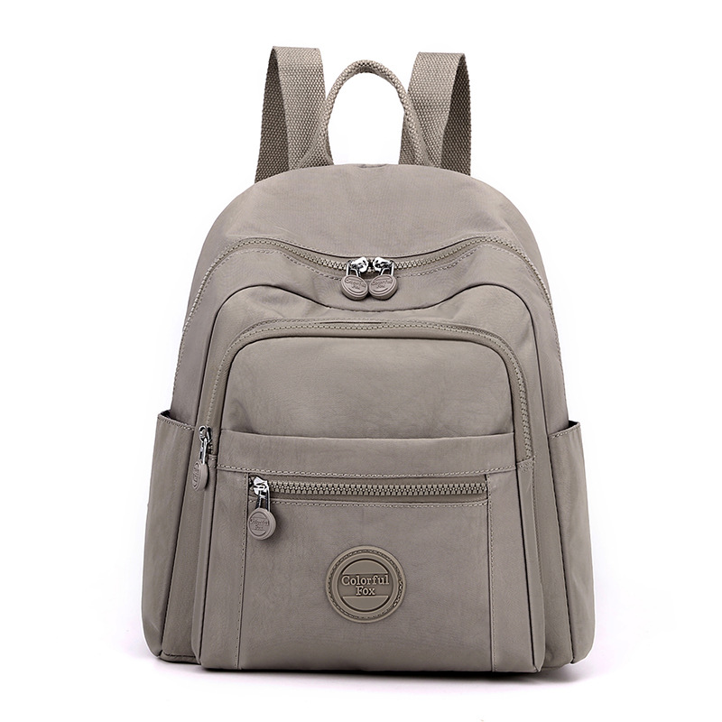 Colorful Fox new women's backpack large capacity multi-layer water-repellent student school bag simple handbag_voghion.com