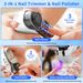 3-Mode Gel Light Nail Clipper - Portable For Thick Nails_voghion.com
