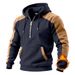 Taktischer Fleece-Hoodie mit Gittermuster – Herrenpullover mit Reißverschluss und Plüschfutter (Wintertauglich mit praktischen Taschen)_voghion.com
