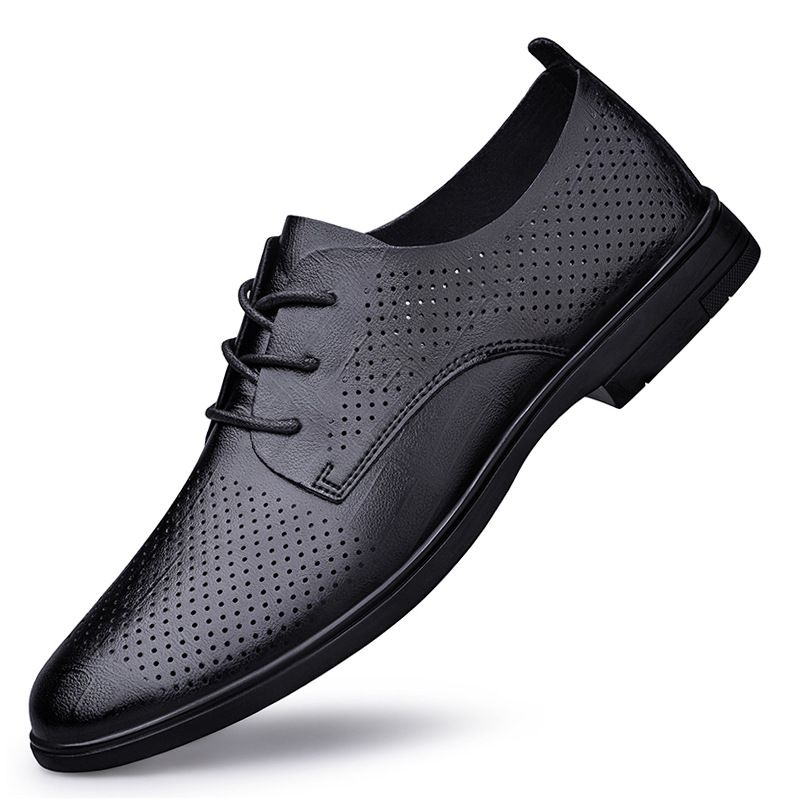 Lederschuhe für Herren, elegante Lederschuhe, Büroschuhe, Freizeitschuhe aus Leder, Schnürschuhe für Herren_voghion.com