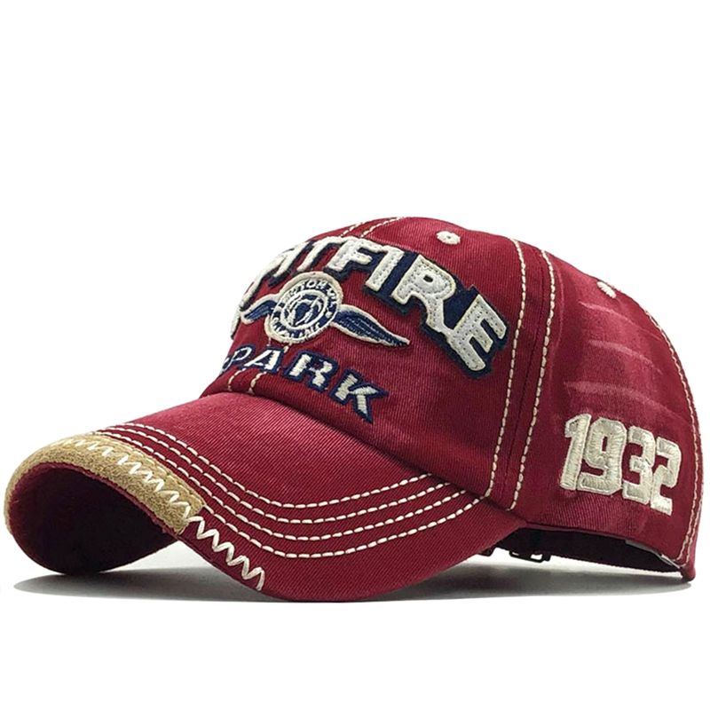 Gran oferta, 1 gorra de béisbol con bordado de letras, de mezclilla lavada, para deportes al aire libre, sombrero para el sol, decoración para mujeres y hombres._voghion.com