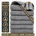 Pacote com 6 toalhas de ginástica - 30 x 90 cm, extra longas e de secagem rápida (toalha esportiva com design jacquard, antiderrapante e absorvente para exercícios e corrida)_voghion.com