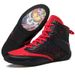 Paar Boxschuhe Männer und Frauen Wrestling Kampfschuhe Große Wettkampftrainingsschuhe Kampfschuhe Fitnessschuhe_voghion.com