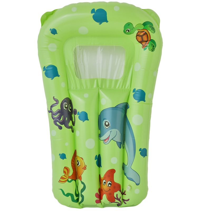 Zwembad & Accessoires Kinderzwemtrainingsbord met handgrepen Opblaasbaar PVC-kickboard voor beginnende zwemmers_voghion.com