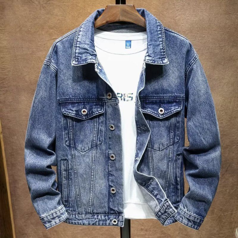 Nuovi top, giacche stampate alla moda, giacche quotidiane, maniche lunghe, denim monopetto extra, primavera_voghion.com