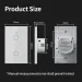 1/2/3/4 Gang CE Tuya US Switch WiFi Zigbee, LED-lichtbediening zonder neutraal/draad, slimme stembediening met Alexa_voghion.com