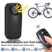 Allarme antifurto universale per bici elettriche e motociclette – Sensore di vibrazione impermeabile da 110 dB con telecomando e indicatore LED (nero)_voghion.com
