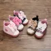 Baby Kleng Meedercher High Tops Star Turnschueder Weich Anti-Rutsch Sohle Littlesprouts Puppelchen Neigebuerene Klengkand Éischt Spazéierbett_voghion.com