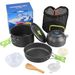 Set di teiere da esterno con accessori DS 308 Set di pentole in materiale di allumina Set di pentole da campeggio portatile Teiera_voghion.com