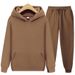 Men's Clothing Sports and Leisure sweater hooded suit sweater sweatpants _voghion.com