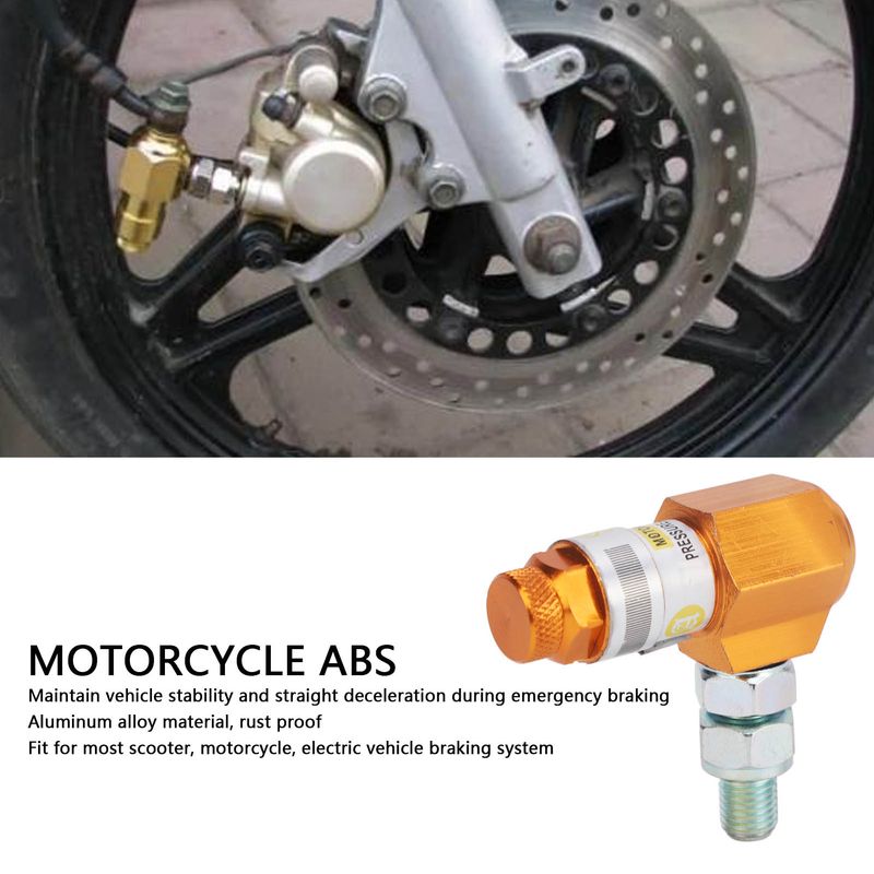 Motorkerékpár blokkolásgátló rendszer M10 ABS tárcsaféknyereg GY6 50cc 125 150cc robogóhoz, mopedhez, ATV-hez_voghion.com