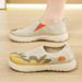 Women's Spring And Autumn New Casual Flats Thick Sole Lightweight Slip-On Mom Shoes Breathable_voghion.com