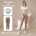 Clothes Fo Women 2025 New Style With Chest Pads Running Slimming Quick-Dy Spots Yoga Top Set Shot Sleeve Fitness_voghion.com