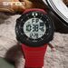 Reloj deportivo digital de esfera grande con luz nocturna, resistente al agua, alarma, cronómetro y multifunción. Reloj despertador luminoso multifunción para hombre y mujer._voghion.com