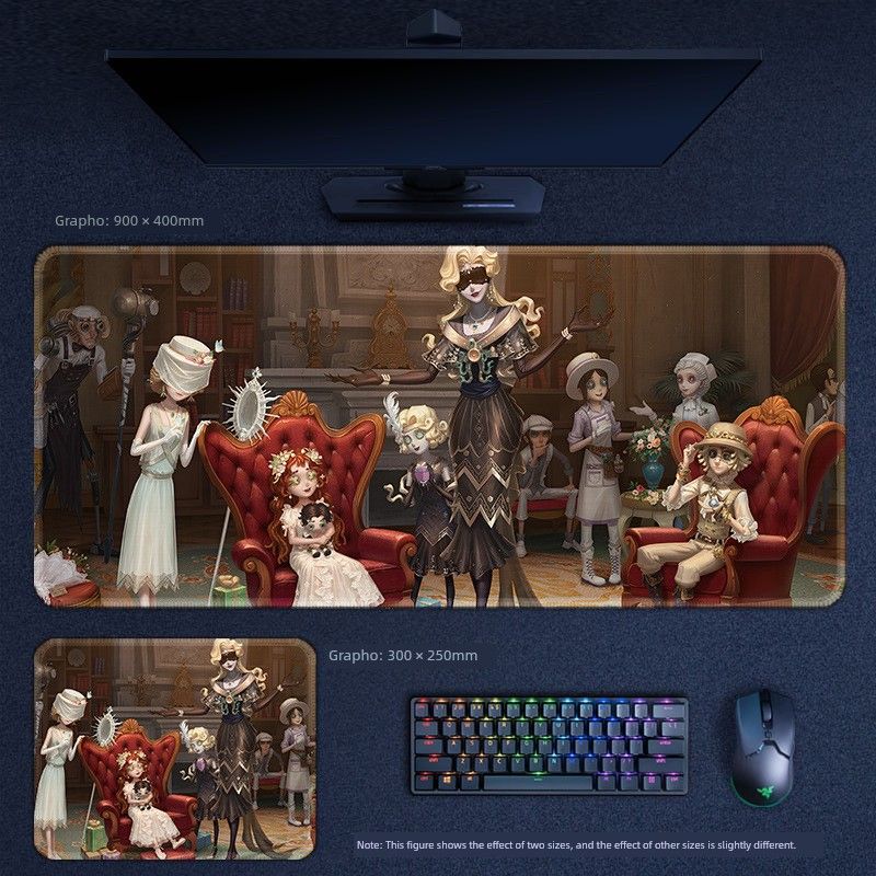 Tapis de souris extra large et épais, antidérapant, de qualité imbattable, pour ordinateur de bureau et d'apprentissage, idéal pour les jeux vidéo._voghion.com