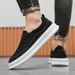 Men's Classic Retro Low-Top Canvas Sneakers - Lightweight Breathable Casual Shoes For Everyday Wear With Comfortable EVA Insole & Durable PVC Outsole_voghion.com