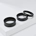 Fashionable and simple 468mm tungsten steel ring ring light luxury high end cold style tungsten gold couple hand jewelry gift_voghion.com