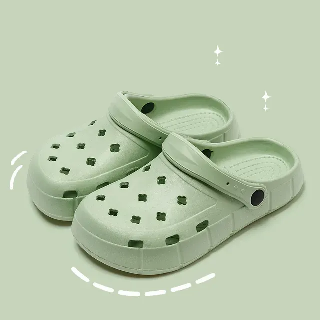 Waterproof Summer Slides: EVA Soft Sole Women's Garden Slippers With Holes 4 243fd_voghion.com