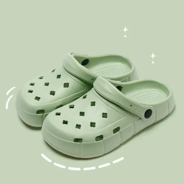Waterproof Summer Slides: EVA Soft Sole Women's Garden Slippers With Holes 4 243fd_voghion.com