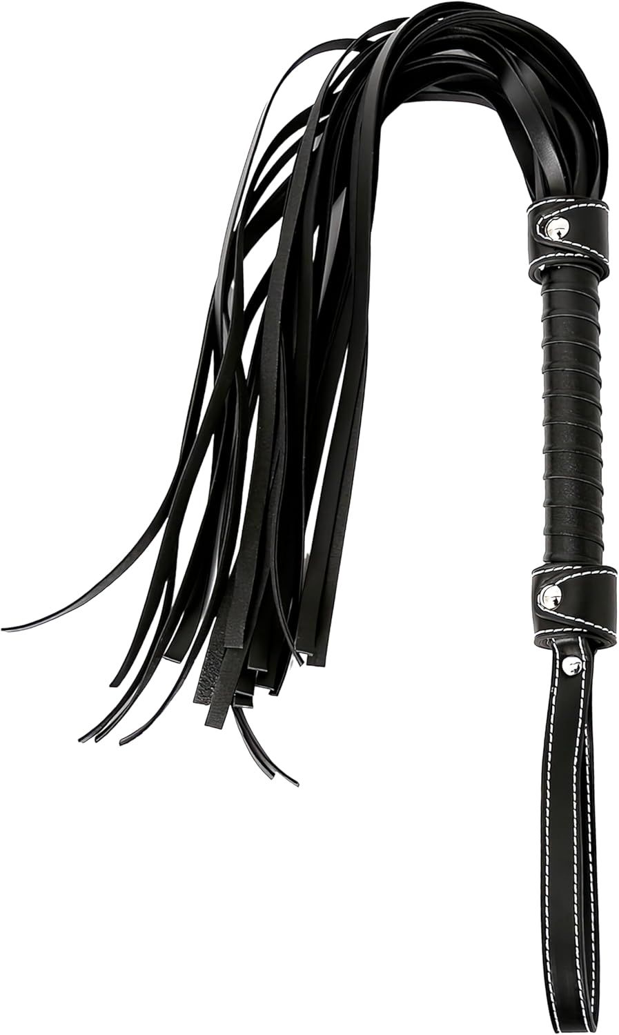 Floggers Soft Leather 33" Bedroom Whip Cat O Nine Tails Adult Paddle Faux Leather Whip Horse Riding_voghion.com