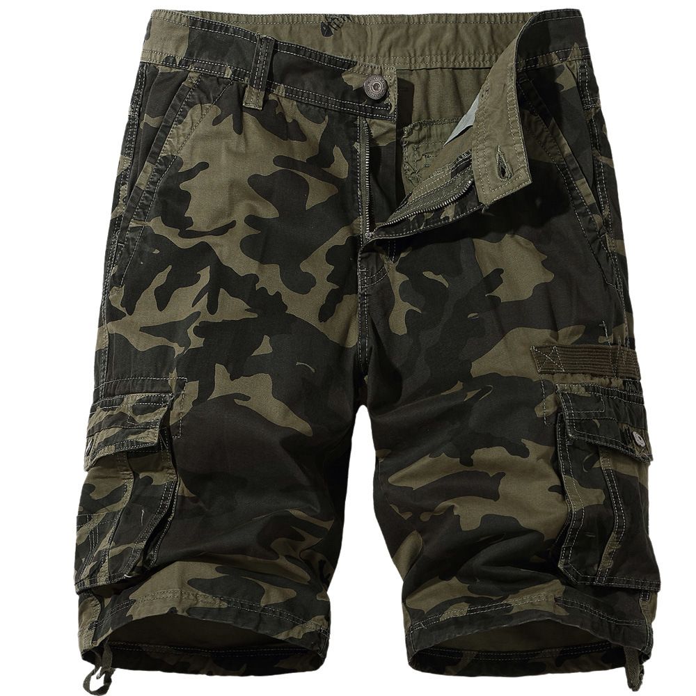 Premium Products 2025 Summer New Men's Plus Size Casual Shorts With Beach Style Camouflage 5-point Pants_voghion.com
