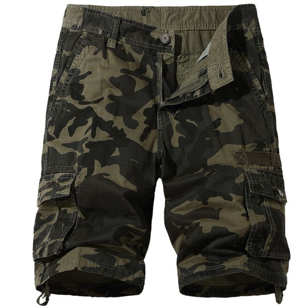 Premium Products 2025 Summer New Men's Plus Size Casual Shorts With Beach Style Camouflage 5-point Pants_voghion.com