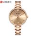 Women's Elegant Roman Numeral Quartz Watch With 30M Water Resistance, Alloy Band & Case, Minimalist Round Dial Roman Letter Simple Watch_voghion.com