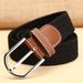 Unisex 39 color elastic woven elastic belt men's and women's belt canvas belt_voghion.com