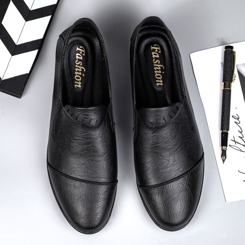 Męskie mokasyny z prawdziwej skóry, na co dzień, miękkie, oddychające buty do jazdy samochodem, wsuwane mokasyny_voghion.com