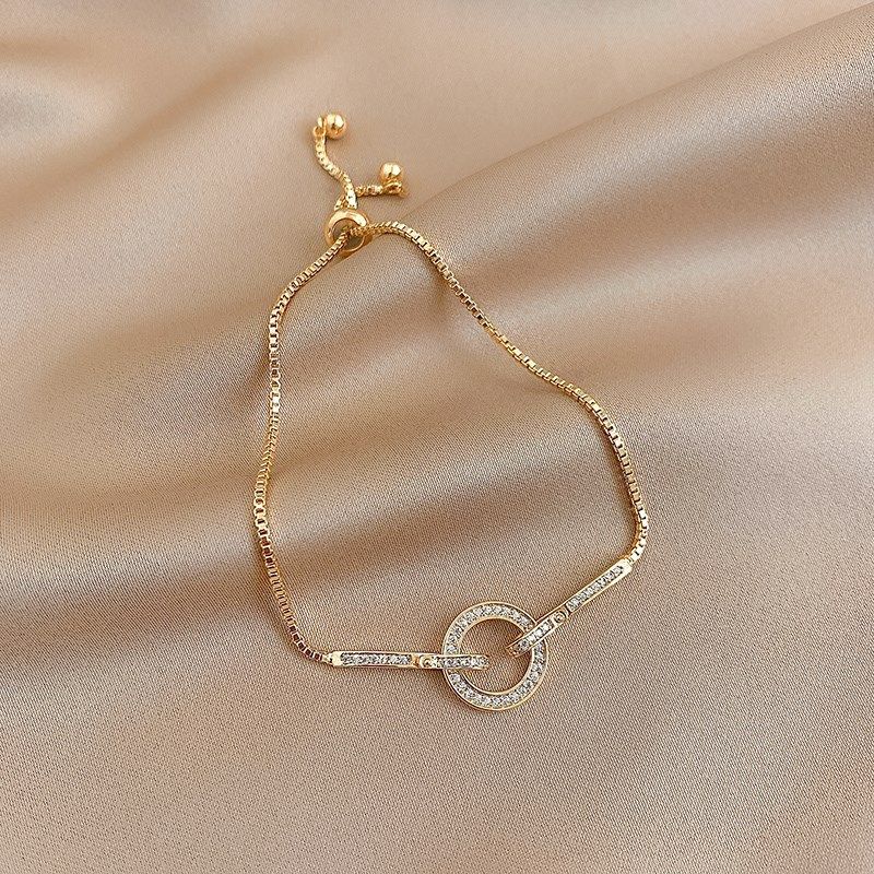 Bracciale regolabile di alta qualità Enxier Gold per donna, 2021, nuovo design di nicchia alla moda per gioielli da donna_voghion.com