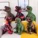 Adorable Toy Plush Dinosaur Soft Cuddly Tyrannosaurus Rex Pillow For Kids Birthday Boys Gift_voghion.com