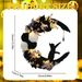 New Hot-Selling Halloween Gothic Rose Cat Wreath Door Decoration Crystal Moon Pendant Wholesale_voghion.com