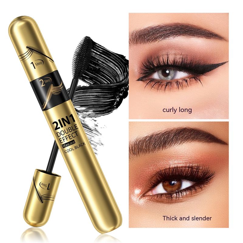 HelloKiss Natural Slim Thick Curly Wasserdicht, schweißbeständig, fleckenfrei, Augenschwarz mit doppeltem Effekt, Live-Übertragung_voghion.com