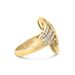 14K Yellow Gold 1 1/3 Cttw Channel Set Diamond Bypass Cocktail Ring (J-K Color, I1-I2 Clarity) - Ring Size 7_voghion.com