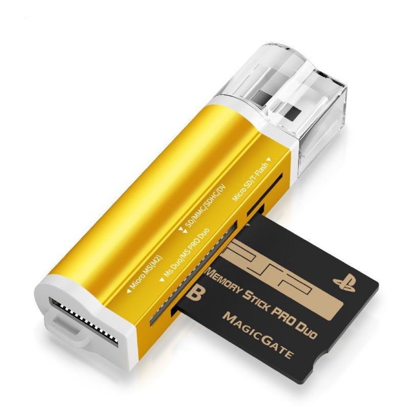 4 in 1 USB2.0 Multi Function Card Reader TF Card Slot (T-Flash)_voghion.com