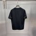 Black Embossed Fashionable Minimalist Base Trendy Brand T-shirt Summer Men's Loose Round Neck Short Sleeved B1CNF2227_voghion.com