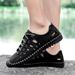 Spring New Style Hollow Sandals Hole Breathable Non Slip Beach Shoes Men's Large 8808_voghion.com