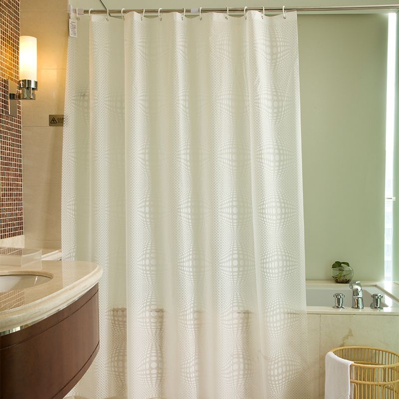 European Style Waterproof Mildewproof Thickened Bathroom Shower Partition Door Pull Window With Hooks Blocking Curtain_voghion.com