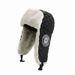 LazyZoom - Gorro de invierno cálido Lei Feng para mujer, con protección auditiva, grueso, resistente al frío, de algodón del noreste, para ciclismo al aire libre, resistente al viento, para nieve_voghion.com