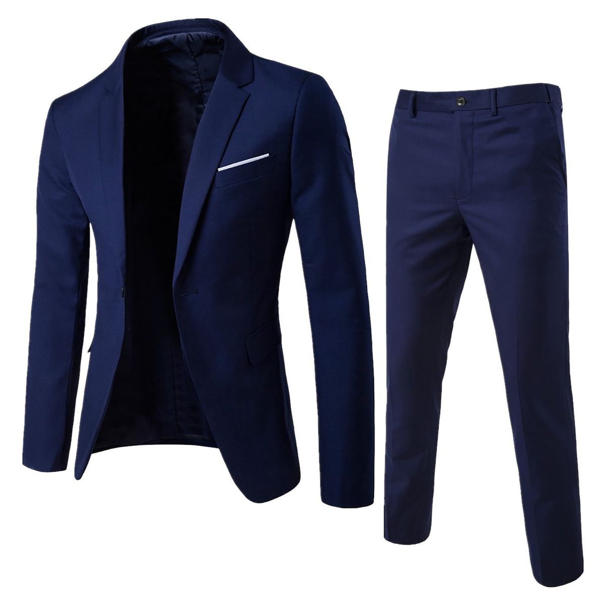 CT Herren-Set, zweiteilig, Business, professionelle Abendgarderobe, Slim Fit, koreanischer Stil, Anzug für Trauzeugen, Hochzeitsanzug_voghion.com