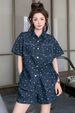 2025 Fashion Lazy Spring Summer New Shorts Denim Two-Piece Set Casual Outfit Petite Stylish Age-Reducing_voghion.com