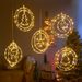 8-in-1 Christmas LED String Lights With Remote Control – 12 Festive Patterns (Snowflakes, Trees, Stars & More) For Indoor Holiday Decorations"_voghion.com