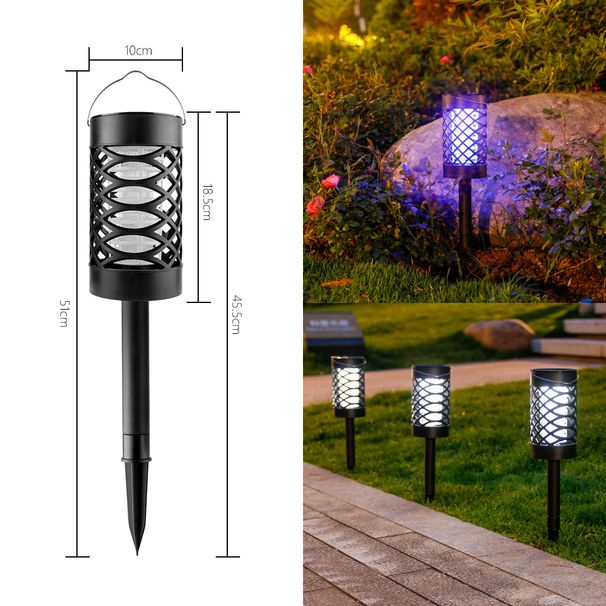 Açık Hava Bahçesi, Verandası ve Avlusu İçin Güneş Enerjili Sivrisinek Öldürücü Lamba - UV Işıklı Su Geçirmez Böcek Tuzağı_voghion.com