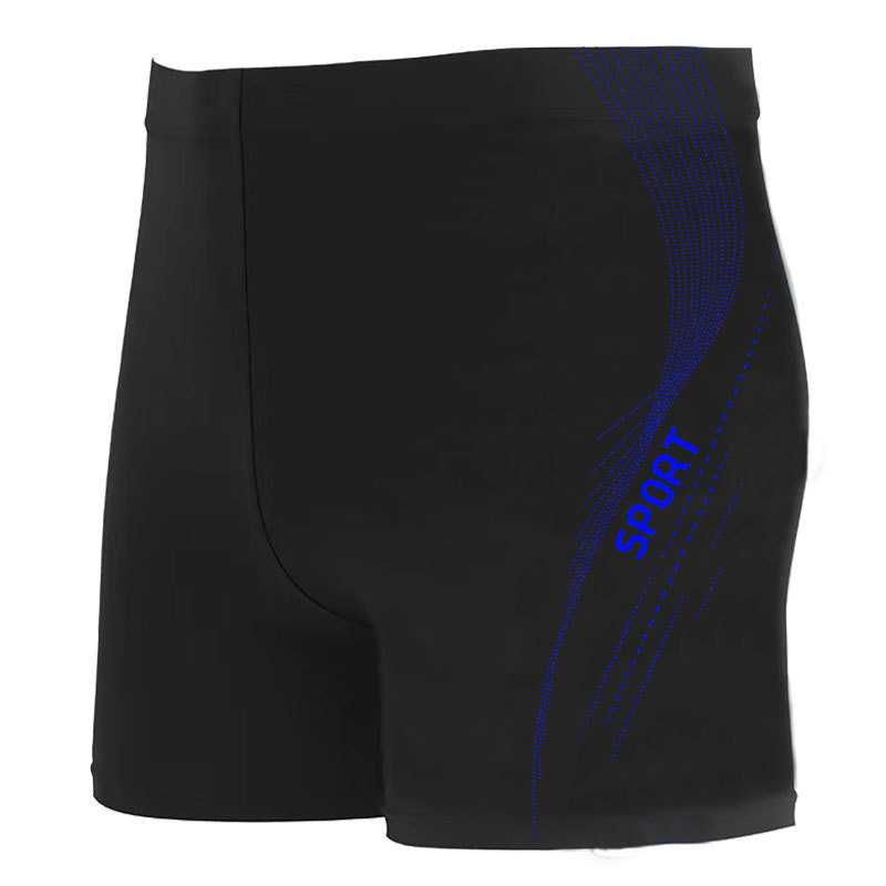 Swimming trunks prevent awkwardness, flat angle beach quick drying men's hot spring pants, new loose fitting swimming trunks_voghion.com