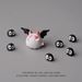 Halloween Cute Bat Ghost Bear And A Group Of Little Coal Ball Elves Miniature Desktop Ornaments_voghion.com