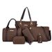 Set di borse da donna - Borsa a tracolla e tote capiente con stampa elegante (set coordinato madre-figlia)_voghion.com