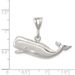 Sterling Silver Polished Whale With Open Mouth Pendant_voghion.com