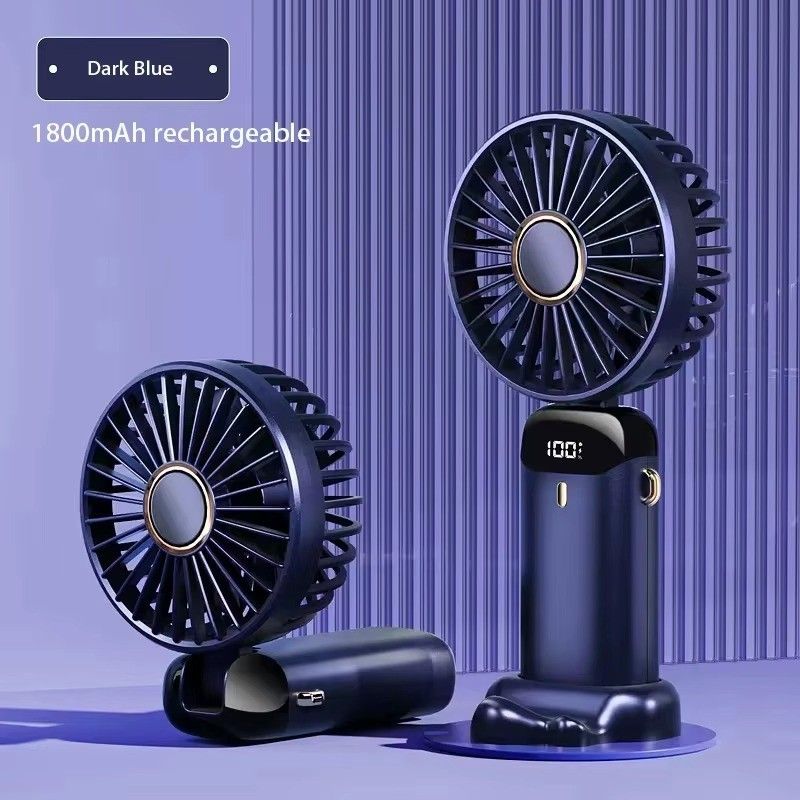 USB Handheld Mini Fan Foldable Neck Hanging Fans 5 Speed USB Rechargeable_voghion.com